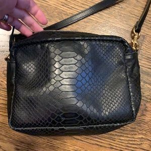 Clare V black purse in excellent condition, gently worn